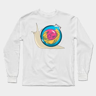Cute Magic potion snail -- Pastels Long Sleeve T-Shirt